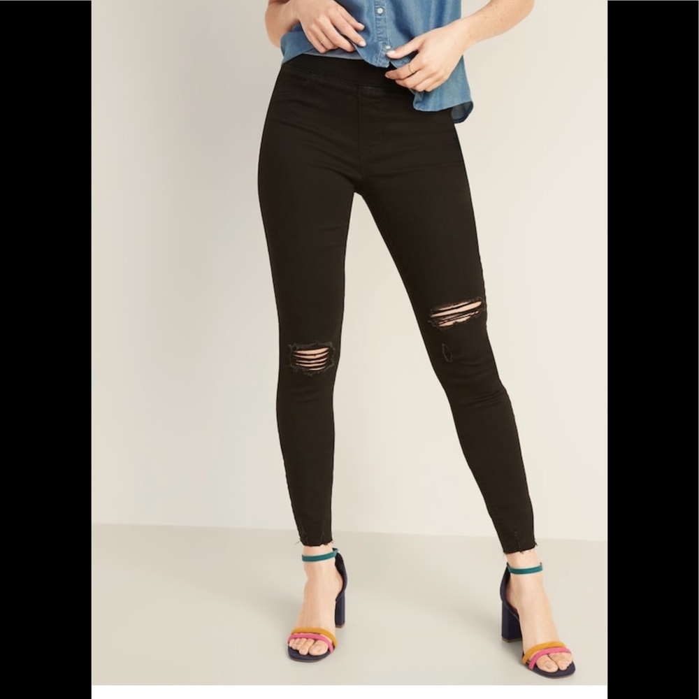 Old Navy rockstar super skinny jeggings sz12